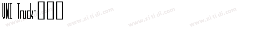 VNI Truck字体转换